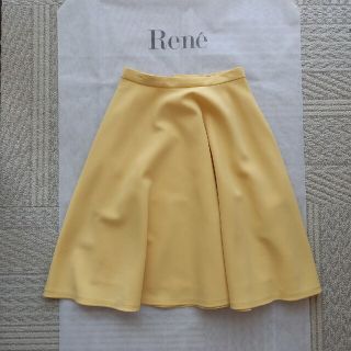 ルネ(René)のRene☆イエロースカート☆34検索FOXEY(ひざ丈スカート)