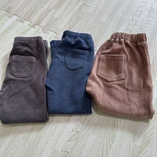 ユニクロ(UNIQLO)のUNIQLO GU  パンツ　10分丈　100サイズ　中古　美品(パンツ/スパッツ)