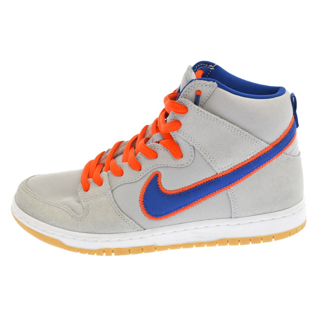 NIKE SB ナイキエスビー DUNK HIGH PRM NEW YORK METS ダンクPRMニューヨークメッツ ハイカットスニーカー グレー US9/27cm DH7155-001