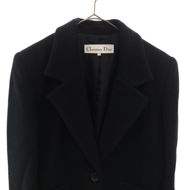 Christian Dior クリスチャンディオール 1B ウールテーラードジャケット Y-TK03 ブラック