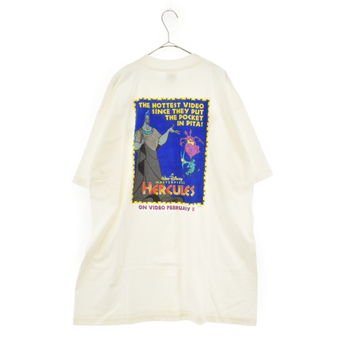 VINTAGE ヴィンテージ 90S Walt Disney MASTERPIECE HERCULES ヘラクレス 半袖Tシャツ ホワイト