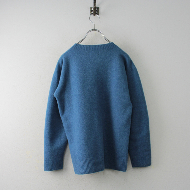 MITTAN ミッタン ウールセーター 1/ブルー 青 トップス プルオーバー