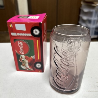 コカコーラ(コカ・コーラ)のレトロ　非売品　新品未使用マクドナルドのコカコーラガラスコップ　　グラス(グラス/カップ)