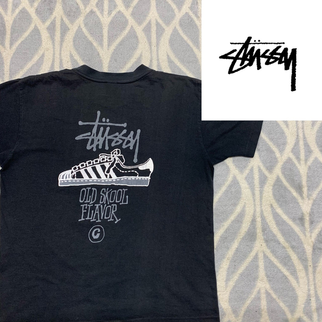 80s 紺タグ ステューシー  STUSSY   スーパースター Tシャツ