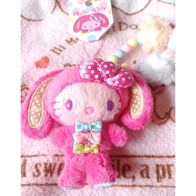 ビジネスバック サンリオ♡キティちゃん うさぎ マスコット ストラップ