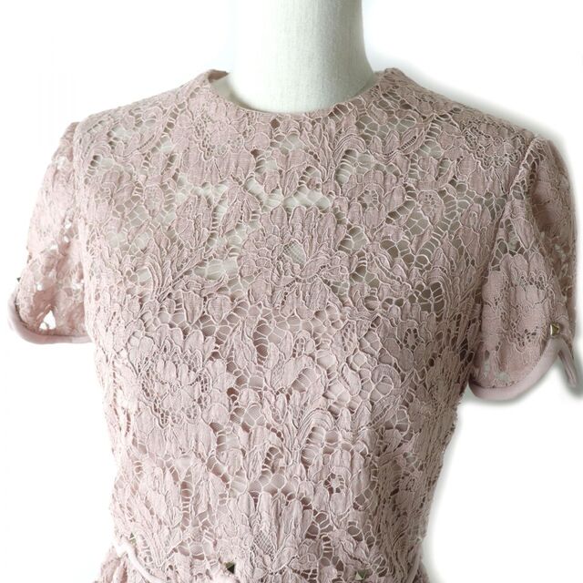 GIANNI VALENTINO - 美品☆正規品 ヴァレンティノ レース編み スタッズ GIANNI VALENTINO - 美品☆正規品 ヴァレンティノ レース編み スタッズ