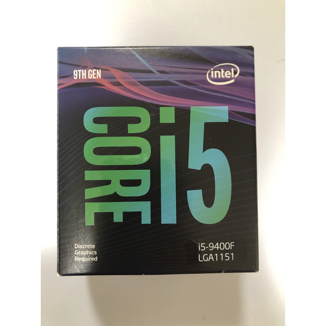 値下げしました。Intel CPU i5 9400F