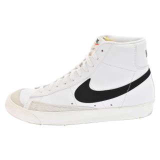 ナイキ(NIKE)のNIKE ナイキ BLAZER MID '77 VNTG ブレーザー ヴィンテージ ミッドカットスニーカー ホワイト/ブラック US10.5/28.5cm BQ6806-100(スニーカー)