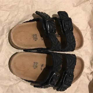 ビルケンシュトック(BIRKENSTOCK)のビルケンシュトック サンダル キッズ アリゾナ マイクロファイバー　17cm(サンダル)