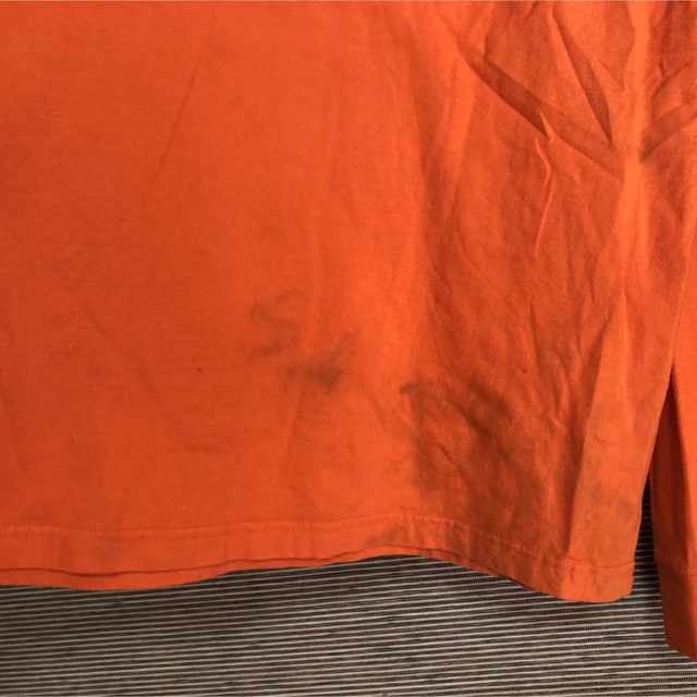 NIKE(ナイキ)の【ナイキ】長袖Tシャツ　ロンT　スウォッシュロゴ　デカロゴ　オレンジ15 メンズのトップス(Tシャツ/カットソー(七分/長袖))の商品写真