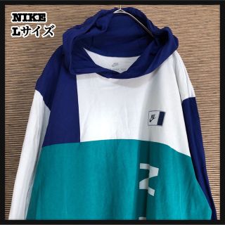 ナイキ(NIKE)の【ナイキ】長袖Tシャツ　ロンT　デカロゴ　パーカー　クレイジーパターン15(Tシャツ/カットソー(七分/長袖))