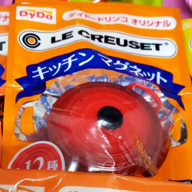 LE CREUSET(ルクルーゼ)のダイドードリンコ オリジナル　ル・クルーゼ キッチンマグネット　８個 エンタメ/ホビーのエンタメ その他(その他)の商品写真