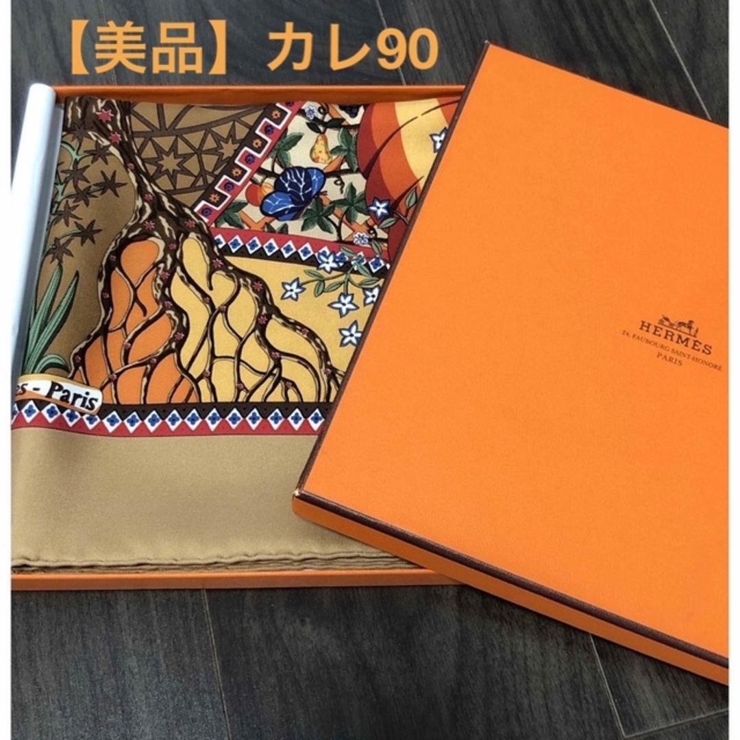 Hermes(エルメス)のエルメス　スカーフ　カレ90 レディースのファッション小物(バンダナ/スカーフ)の商品写真