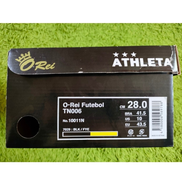 ATHLETA(アスレタ)のサッカースパイク　ATHLETA O-Rei Futebol TN006 スポーツ/アウトドアのサッカー/フットサル(シューズ)の商品写真