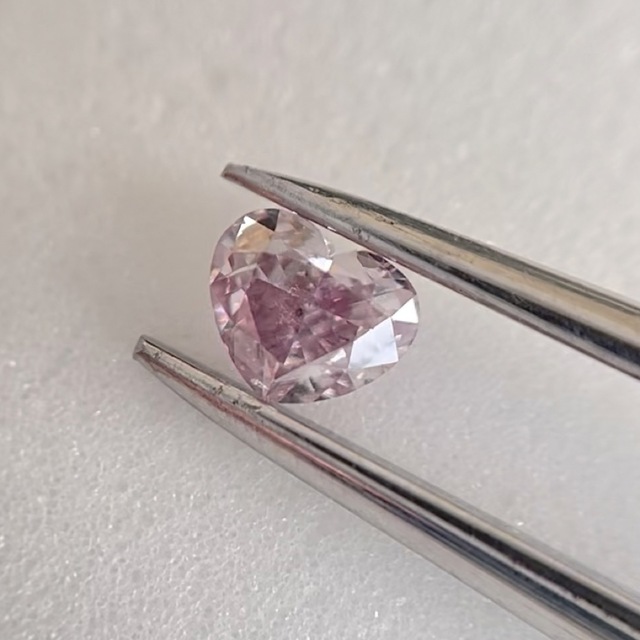 専用0.191ct SI-2 ピンクダイヤFANCY PURPLISH PINK