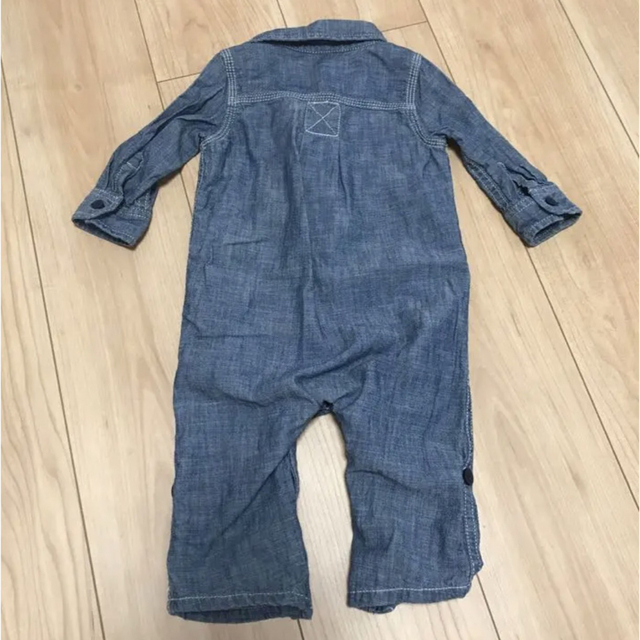 baby GAP デニム　ロンパース　70 80 キッズ/ベビー/マタニティのベビー服(~85cm)(ロンパース)の商品写真