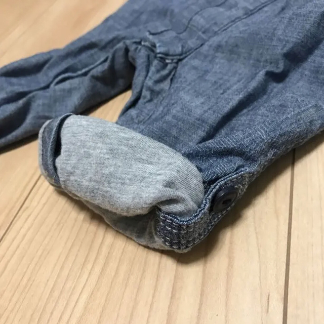 baby GAP デニム　ロンパース　70 80 キッズ/ベビー/マタニティのベビー服(~85cm)(ロンパース)の商品写真