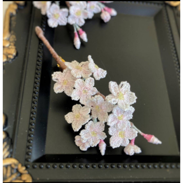 チャーコ様　専用　パンジー　桜　ブローチセット ハンドメイドのアクセサリー(コサージュ/ブローチ)の商品写真