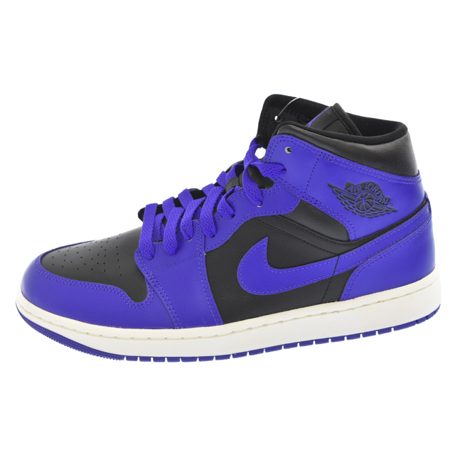 NIKE(ナイキ)のNIKE ナイキ WMNS AIR JORDAN 1 MID BQ6472-051 ウィメンズ エアジョーダン 1 ミッドカットスニーカー US11.5/28.5 ブラック/ブルー メンズの靴/シューズ(スニーカー)の商品写真