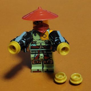 レゴ(Lego)のレゴ★ニンジャゴー ローニン ミニフィグ 武器付き 美品 人気 ラスト予定(キャラクターグッズ)