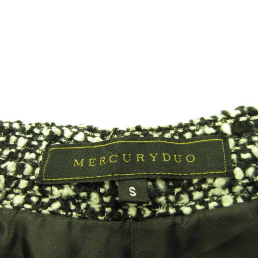 MERCURYDUO(マーキュリーデュオ)のマーキュリーデュオ MERCURYDUO ショートパンツ ツイード 黒 白 S レディースのパンツ(ショートパンツ)の商品写真