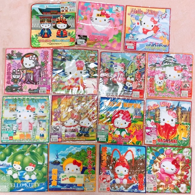 キティ ご当地ハンドタオル ハンカチ 14枚♡ - electrabd.com