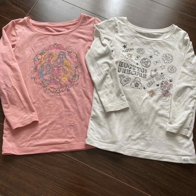 UNIQLO(ユニクロ)のUNIQLO ハグっとプリキュア ヒートテック　2枚 キッズ/ベビー/マタニティのキッズ服女の子用(90cm~)(下着)の商品写真