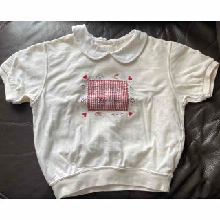 ファミリア(familiar)の再、再お値下げ‼︎ ファミリア　丸襟　女の子 半袖(Tシャツ/カットソー)