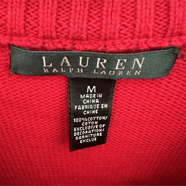 Ralph Lauren(ラルフローレン)のラルフローレン　フラッグ　ニット　M レディースのトップス(ニット/セーター)の商品写真