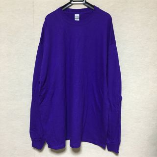 ギルタン(GILDAN)の新品 GILDAN ギルダン 長袖ロンT パープル 紫 2XL(Tシャツ/カットソー(七分/長袖))