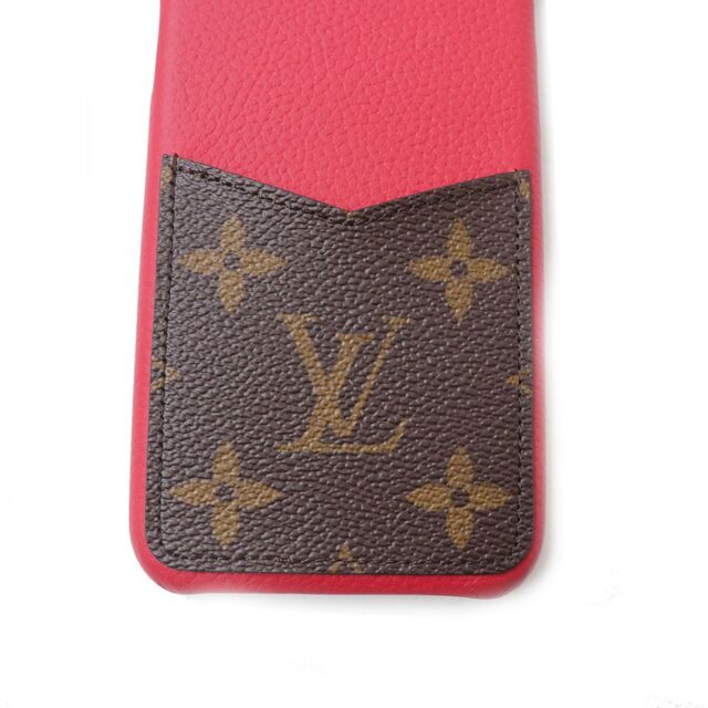 LOUIS VUITTON(ルイヴィトン)の美品★ルイヴィトン M68894 モノグラム バンパー X/XS対応 レザー アイフォンケース/スマホケース 赤×モノグラム 伊製 箱・保管袋付 スマホ/家電/カメラのスマホアクセサリー(iPhoneケース)の商品写真