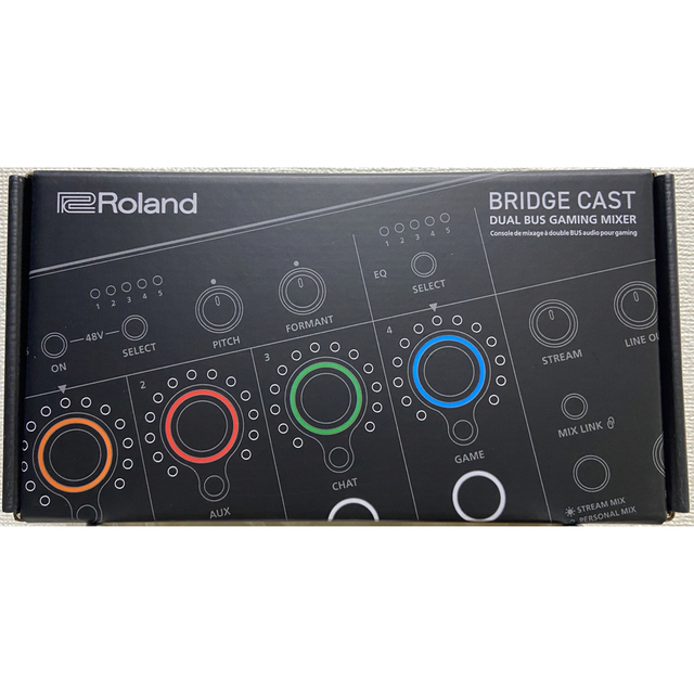 新品未使用 ROLAND BRIDGE CAST ゲーミングオーディオミキサー 7