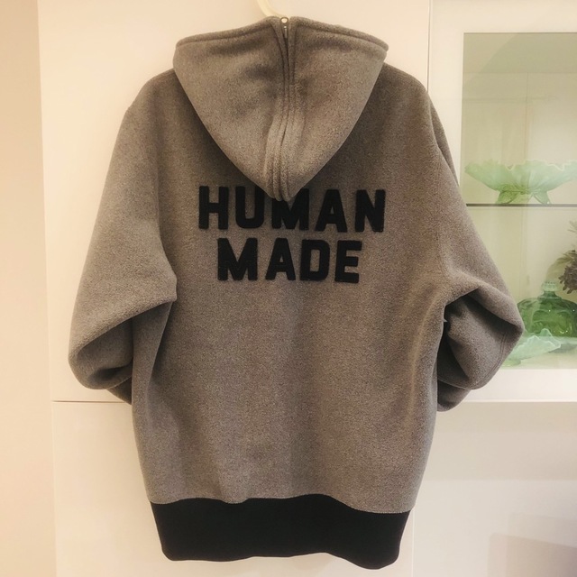 HUMAN MADE(ヒューマンメイド)のHUMAN MADE FLEECE HALF ZIP HOODIE XL メンズのトップス(パーカー)の商品写真