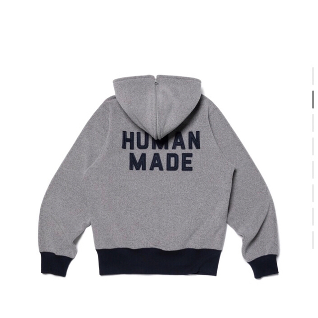 HUMAN MADE(ヒューマンメイド)のHUMAN MADE FLEECE HALF ZIP HOODIE XL メンズのトップス(パーカー)の商品写真