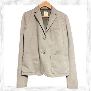 ギャップ(GAP)の【美品】GAP テーラード ジャケット S グレー オフィス(テーラードジャケット)