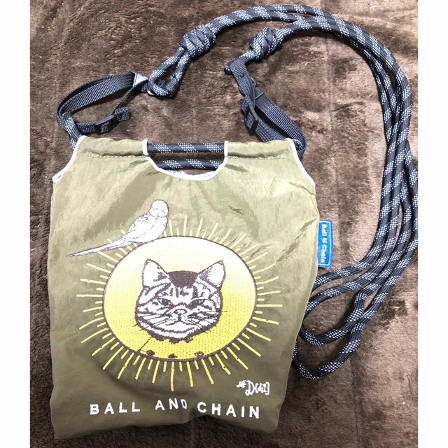 ball&chain ボールアンドチェーンSサイズ・ショルダーバッグ 猫&鳥 レディースのバッグ(ショルダーバッグ)の商品写真