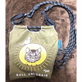 ball&chain ボールアンドチェーンSサイズ・ショルダーバッグ 猫&鳥(ショルダーバッグ)