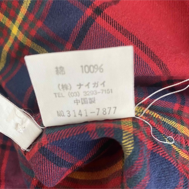 Ralph Lauren(ラルフローレン)のメゾピアノ　チェックシャツ　140 キッズ/ベビー/マタニティのキッズ服女の子用(90cm~)(Tシャツ/カットソー)の商品写真