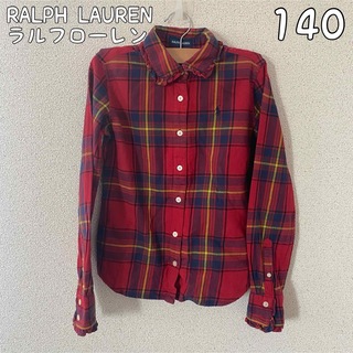 ラルフローレン(Ralph Lauren)のメゾピアノ　チェックシャツ　140(Tシャツ/カットソー)