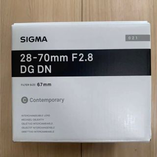 ソニー(SONY)の正規品　完全新品未使用　シグマ SIGMA 28-70mm F2.8 DG DN(レンズ(ズーム))