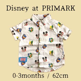 プライマーク(PRIMARK)の【PRIMARK】disney ミッキー半袖シャツ　62cm(シャツ/カットソー)