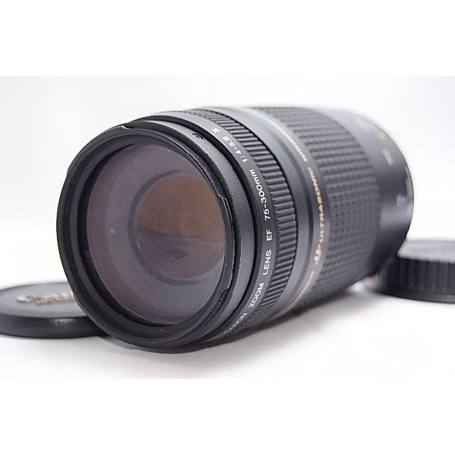 極上品☆キヤノン☆Canon EF 75-300㎜f4-5.6 III - レンズ(ズーム)