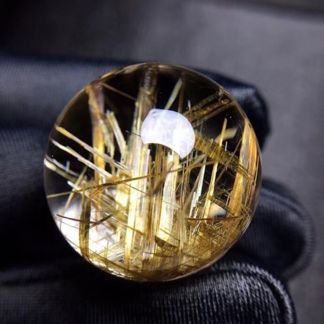 高級百貨店 ⭐︎【天然】タイチンクオーツ 丸玉 23mm 各種パーツ