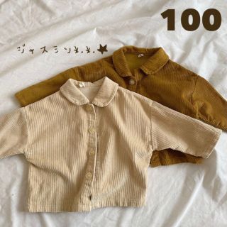 100サイズ ベージュ コーデュロイ ジャケット(ジャケット/上着)