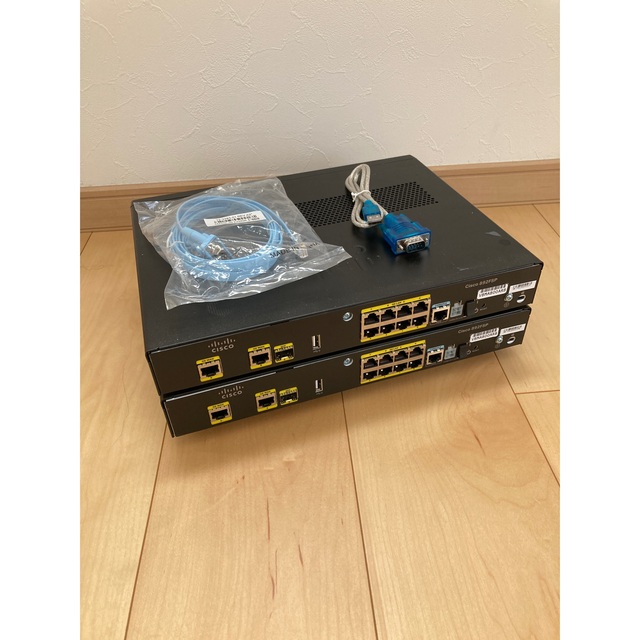 【CCNA、CCNP】2台Cisco892FSP