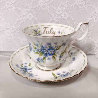 ロイヤルアルバート(ROYAL ALBERT)の新品未使用品❤︎ロイヤルアルバート❤︎July勿忘草(食器)