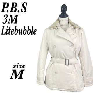 【新品タグ付】P.B.S ピビエス　3M ダウンジャケット　フェイクファー(ダウンジャケット)