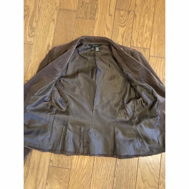 ZARA(ザラ)のレディース　ジャケット　ZARA 茶色　M ブラウン　フォーマル　卒業式　入学式 レディースのジャケット/アウター(テーラードジャケット)の商品写真