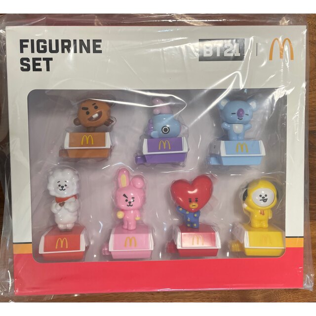 BT21 マクドナルド　フィギュアセット