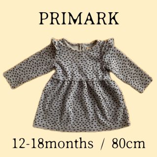 プライマーク(PRIMARK)の【PRIMARK】ドットワンピース　80cm(ワンピース)